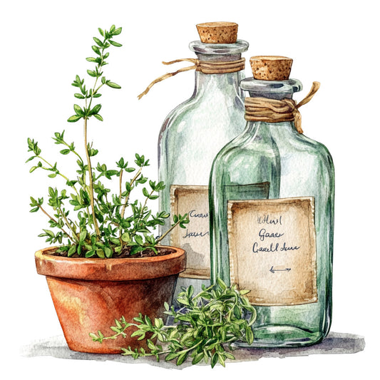 Vintage Garden Fabric Panel 37