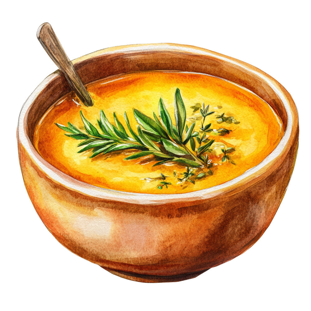 Watercolor Thanksgiving Fabric Panel 27