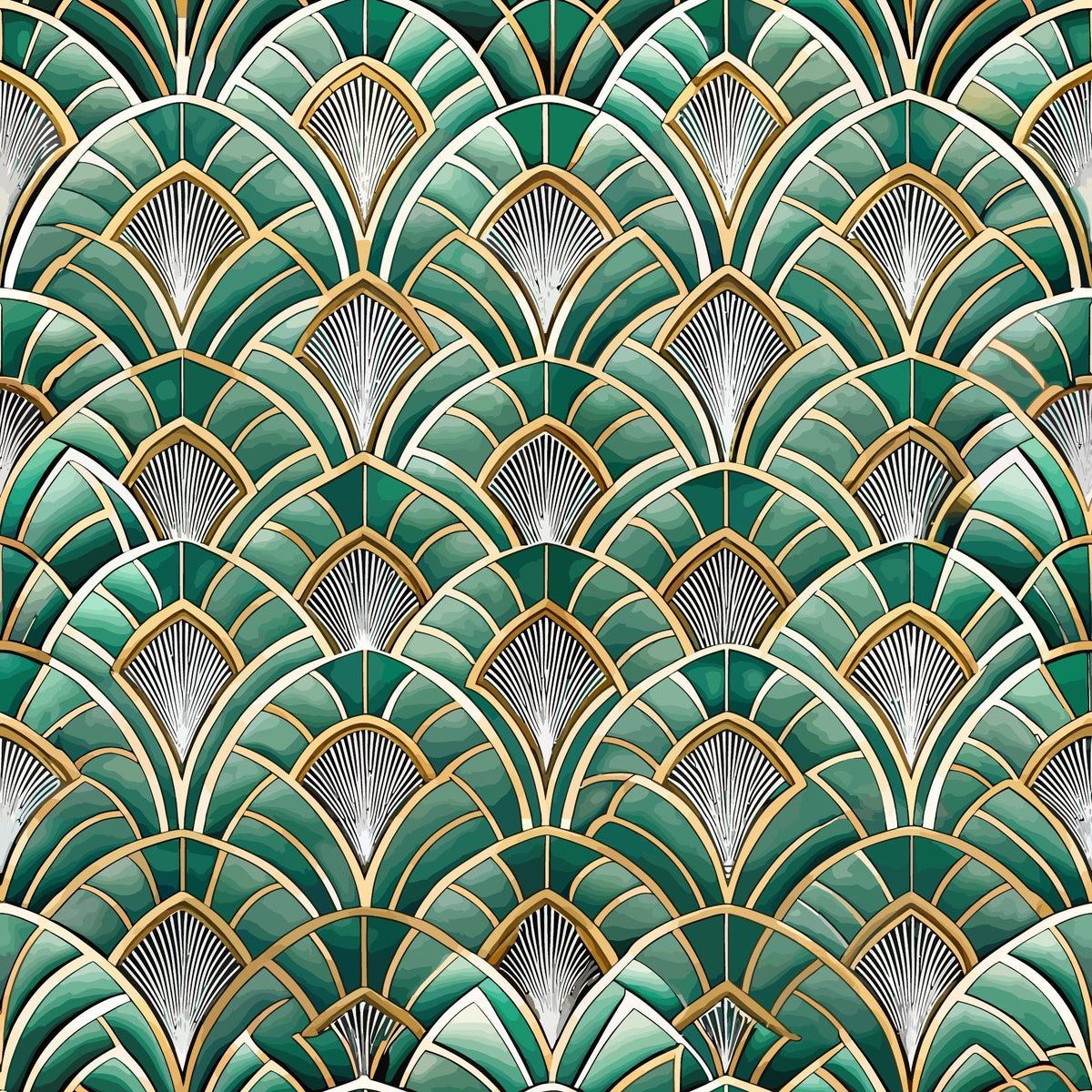 Gilded Gatsby Pattern 48 Minky Fabric