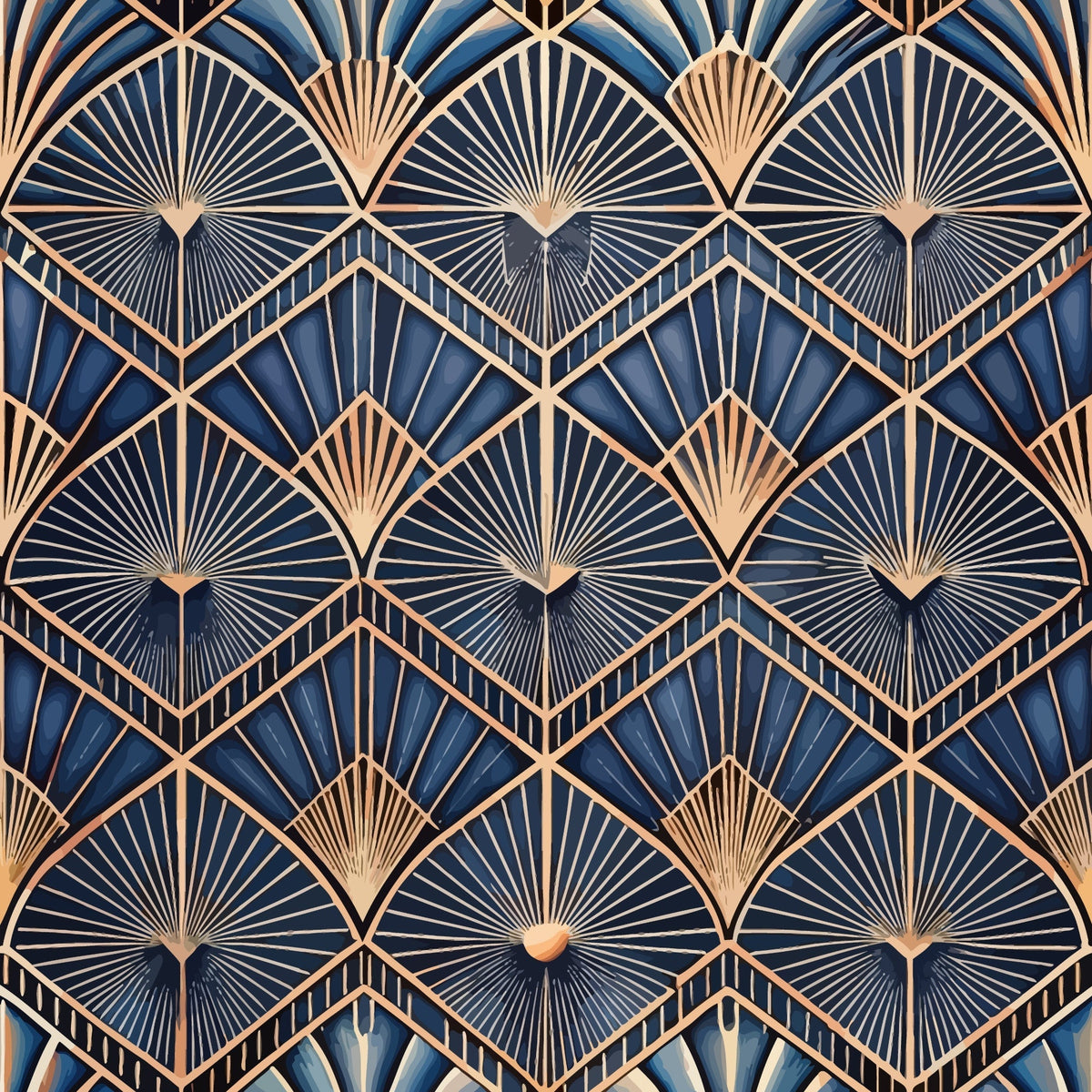Gilded Gatsby Pattern 39 Minky Fabric