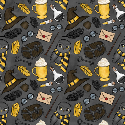 Owl Post Academy Pattern 2 Minky Fabric