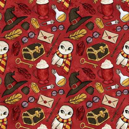 Owl Post Academy Pattern 18 Minky Fabric