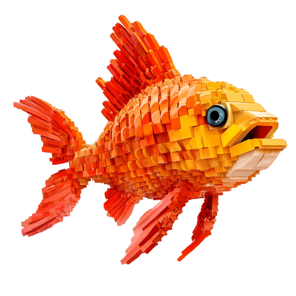 Building Bricks Animals Fabric Panel 32