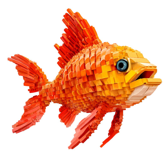 Building Bricks Animals Fabric Panel 32