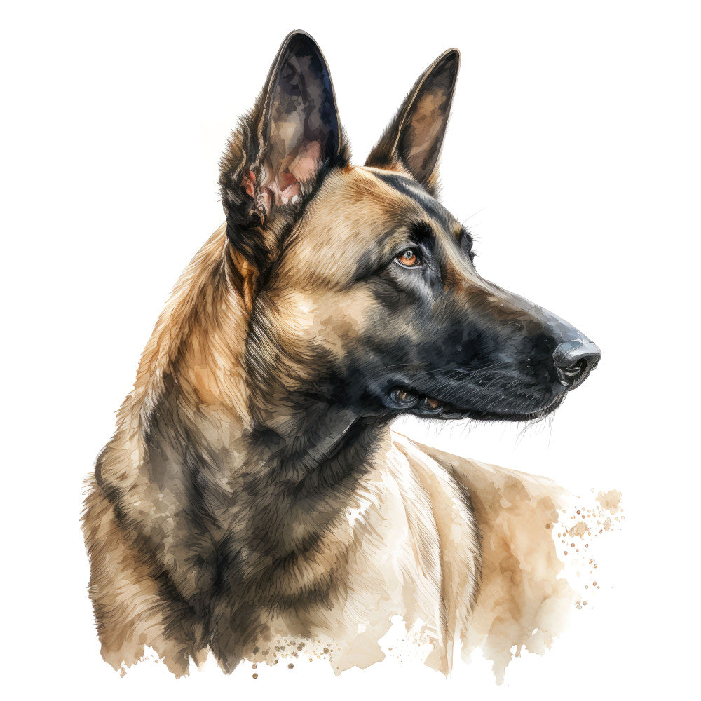 Belgian Malinois Dog Fabric Panel 11