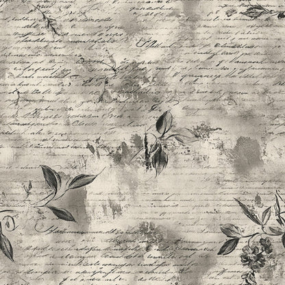 Gilded Forgotten Correspondence Pattern 6 Minky Fabric