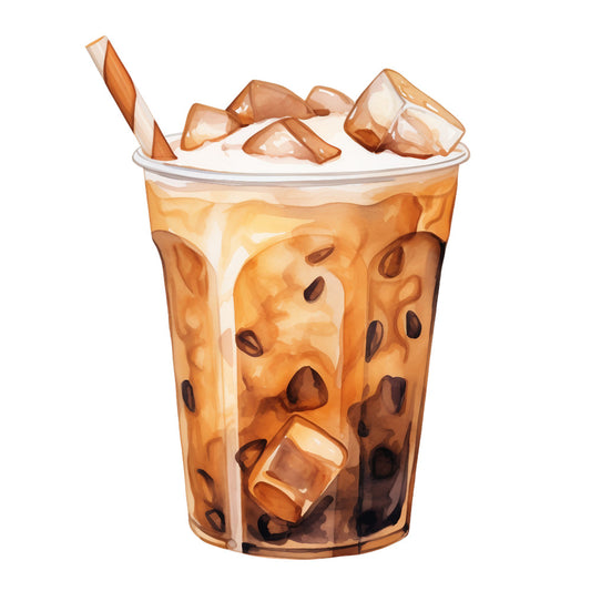 Coffee Elements Fabric Panel 14