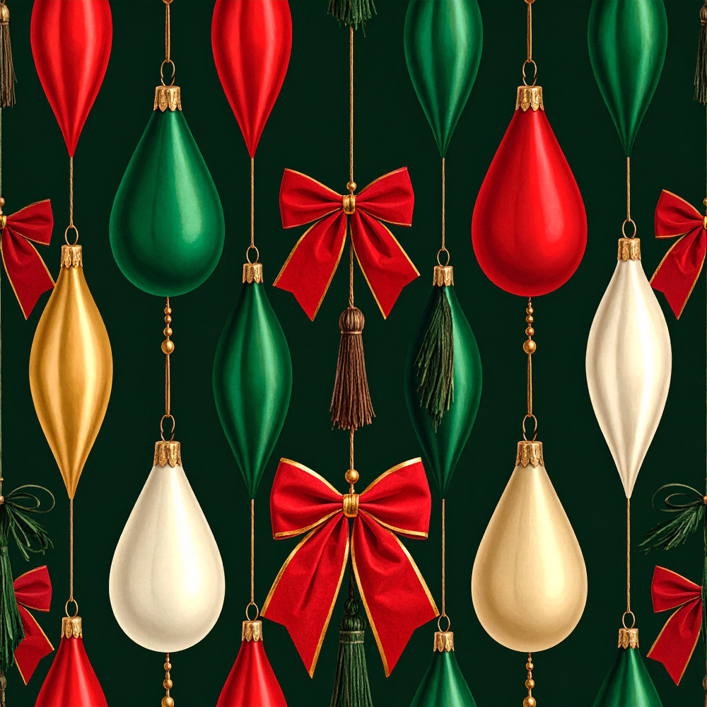 Velvet Noel Garden Pattern 7 Minky Fabric
