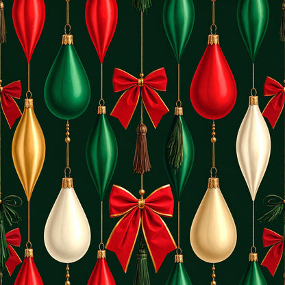 Velvet Noel Garden Pattern 7 Minky Fabric