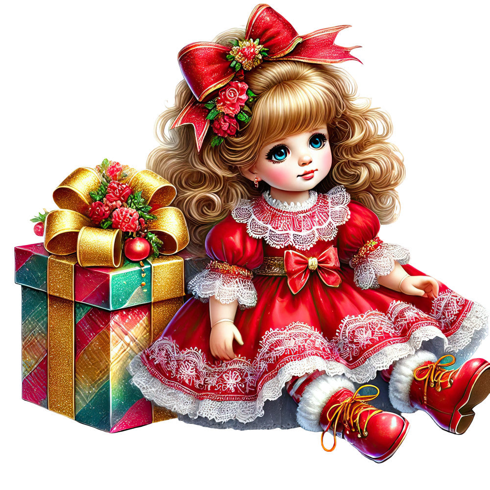 Christmas Toys Fabric Panel 3