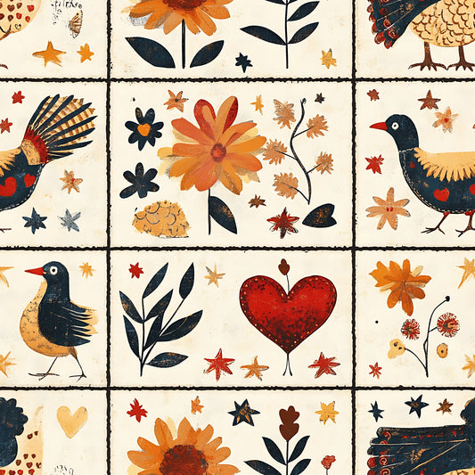 Grateful Threads Pattern 19 Quilting Cotton Fabric