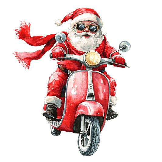 Santas Day Off Fabric Panel 9