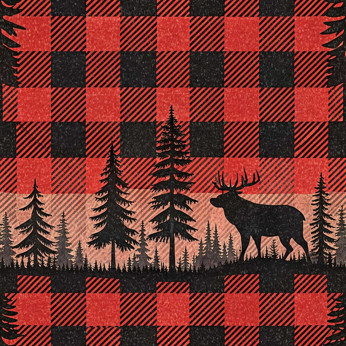 Lumberjack Lodge Pattern 10 Minky Fabric
