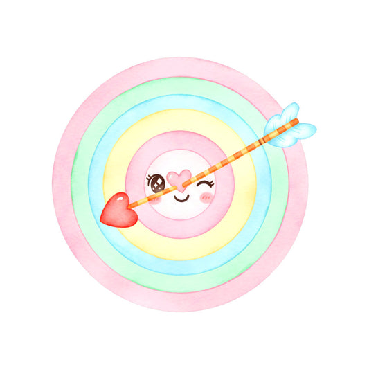 pastel pink, pastel blue, pastel yellow, pastel green, rainbow, whimsical, cute, love, heart, dragonfly, sweet, cheerful, playful, romance, romantic, spring, summer, kawaii, children's, baby, girl, gender neutral, modern, colorful, concentric circles, celestial, nature, wings, smiling face, happy