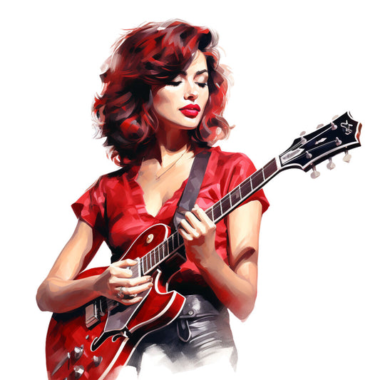 Red Rock and Roll Fabric Panel 6