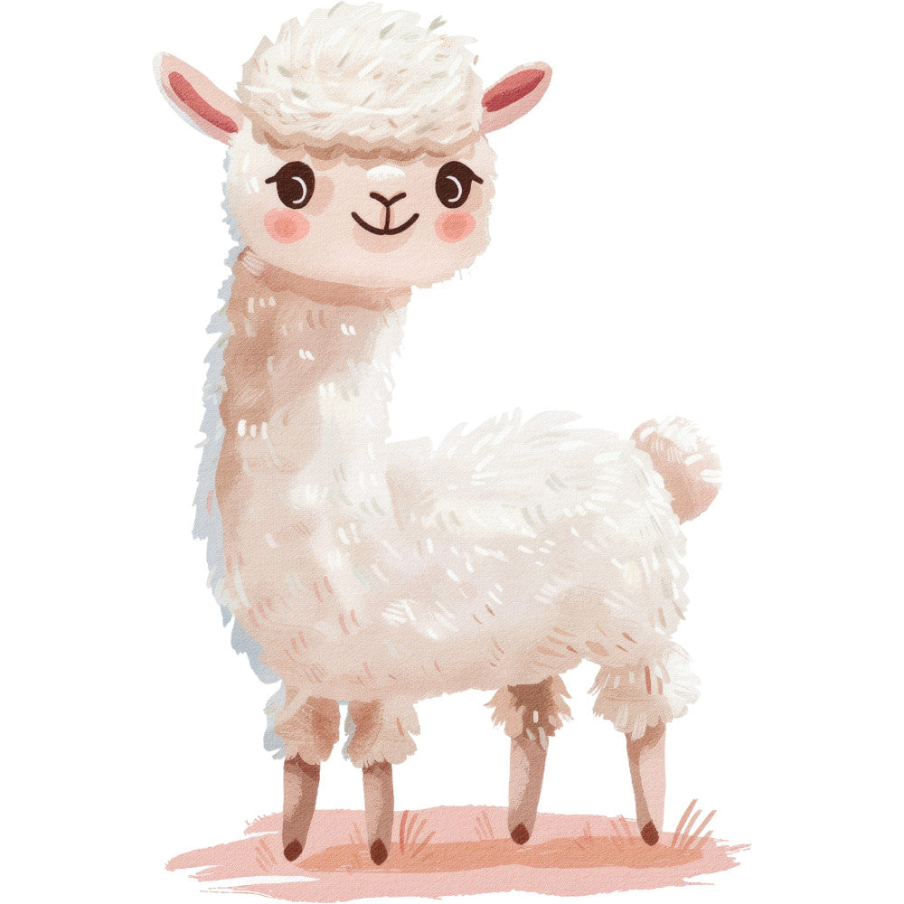 Watercolor Farm Fabric Panel 81