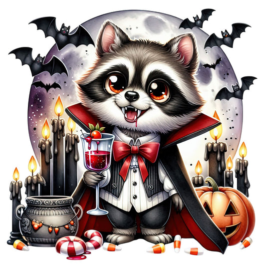Halloween Wonder Animals Fabric Panel 128