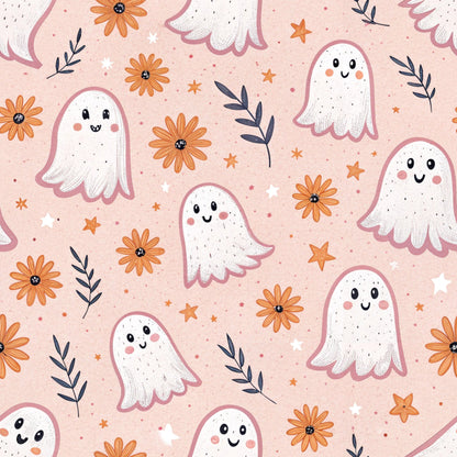 Retro Halloween Pattern 2 Quilting Cotton Fabric