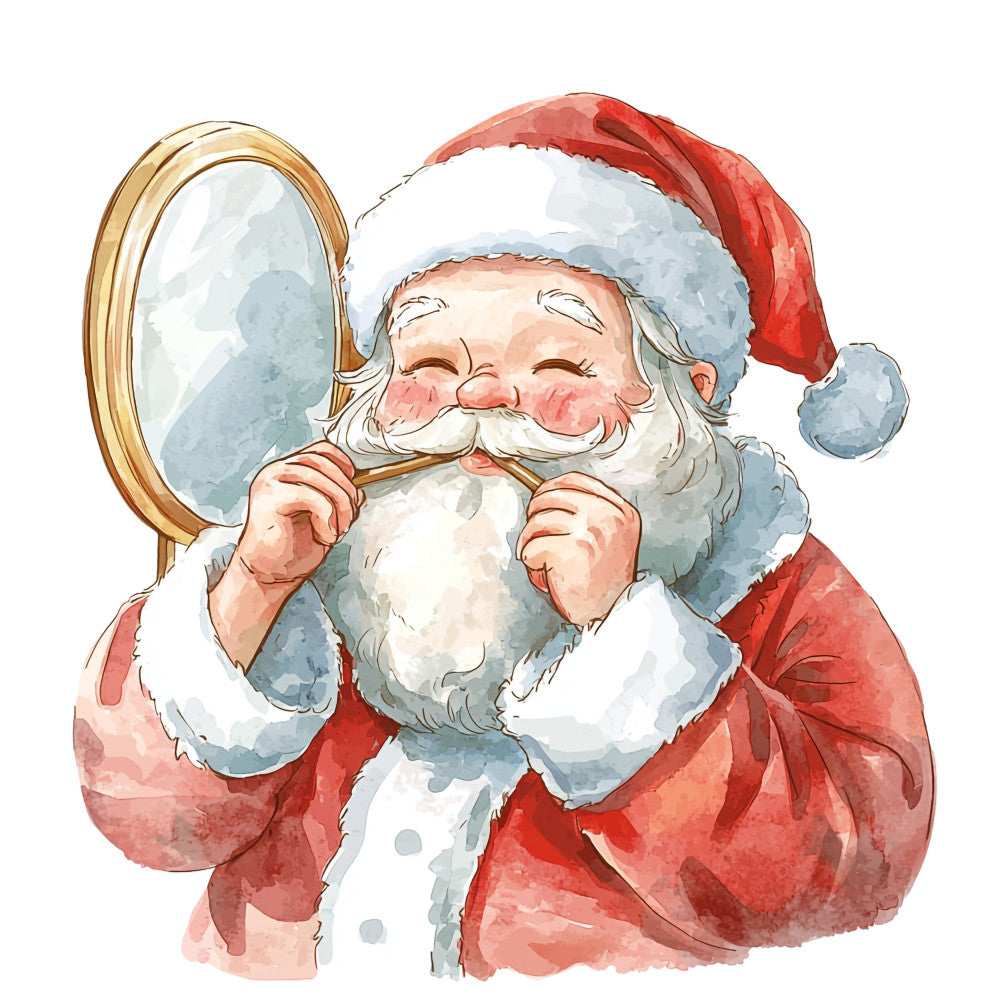 Santas Day Off Fabric Panel 10