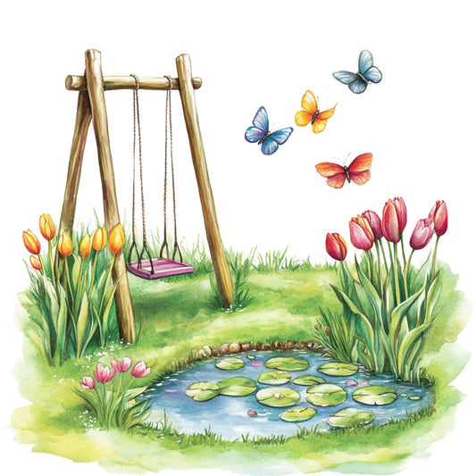 Spring Gardens Fabric Panel 7