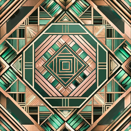 Art Deco Pattern 31 Quilting Cotton Fabric