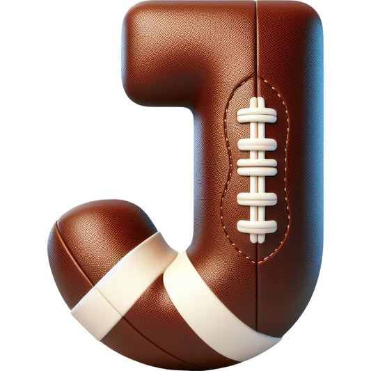 Football Alphabet Fabric Panel 18