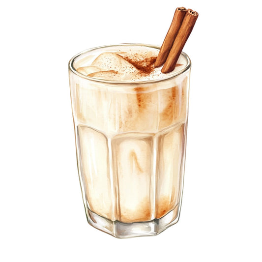 cinnamon, cream, beige, tan, brown, beverage, cocktail, drink, food, kitchen, recipe, culinary, coffee, latte, spiced drink, autumn, fall, cozy, warm, elegant, sophisticated, realistic, detailed, illustration, gourmet, cafe, coffee shop, foodie, dessert themed