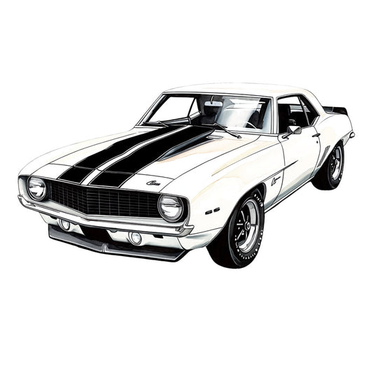 Muscle Cars Fabric Panel 4