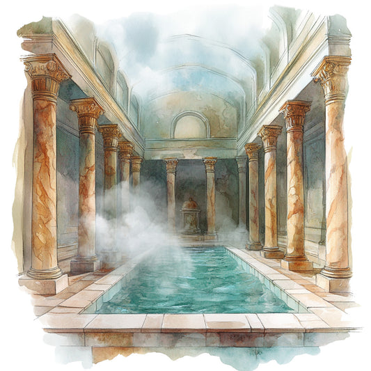 Roman Empire Fabric Panel 6