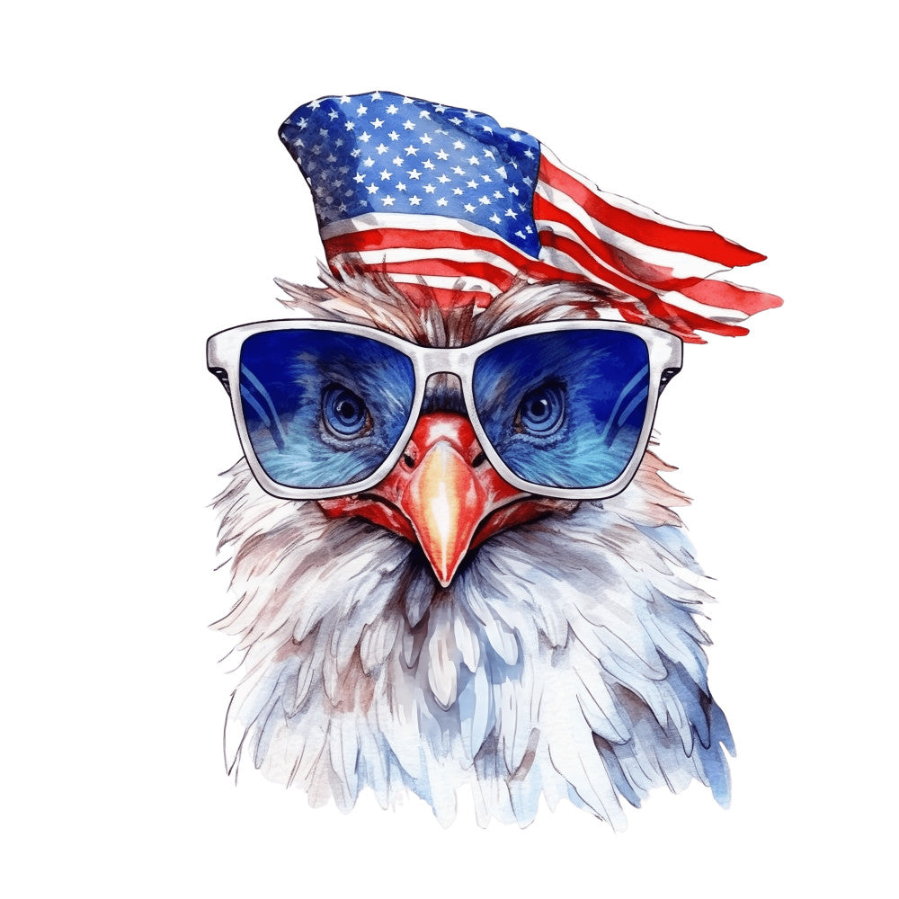 American Rooster Fabric Panel 2