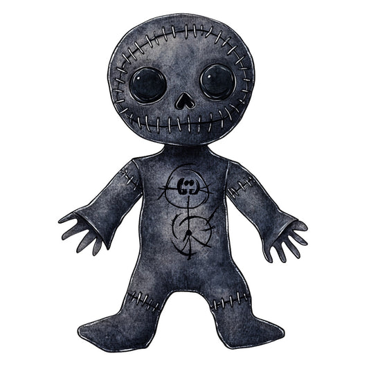 Colorful Voodoo Dolls Fabric Panel 21