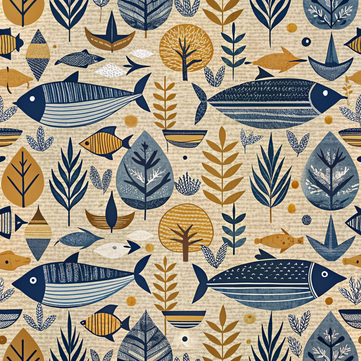 Reef Reverie Pattern 17 Minky Fabric