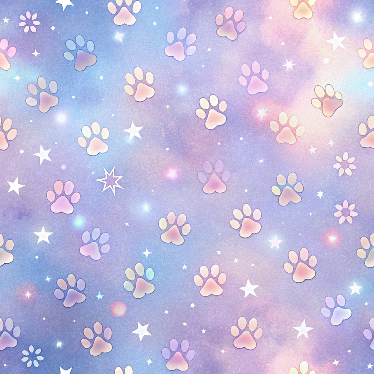 Puppy Prints Pattern 11 Minky Fabric