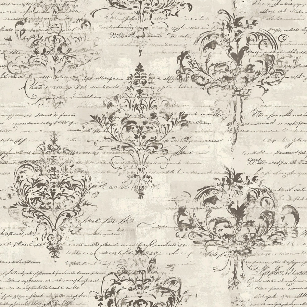 Gilded Forgotten Correspondence Pattern 2 Minky Fabric