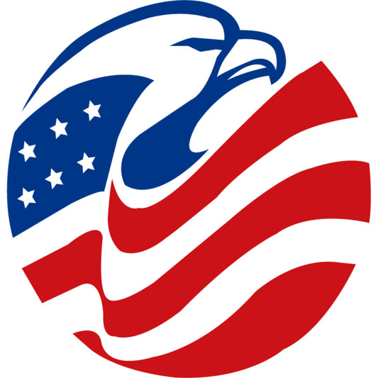 American Flag Icons Fabric Panel 37