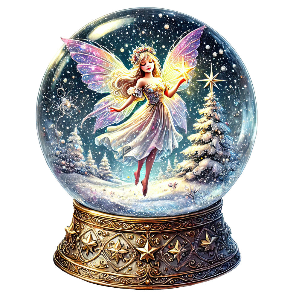 Christmas Snow Globes Fabric Panel 21