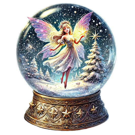 Christmas Snow Globes Fabric Panel 21