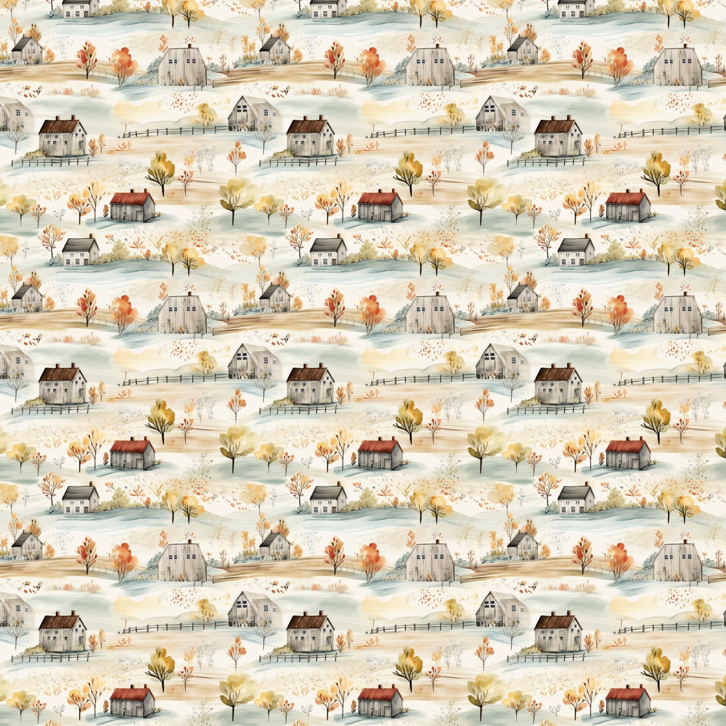 Shabby Rustique Pattern 5 Quilting Cotton Fabric