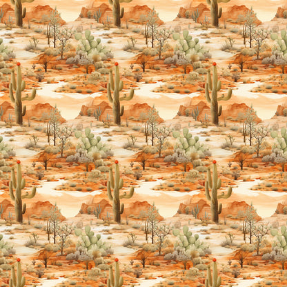 Canyon Blooms Pattern 4 Minky Fabric