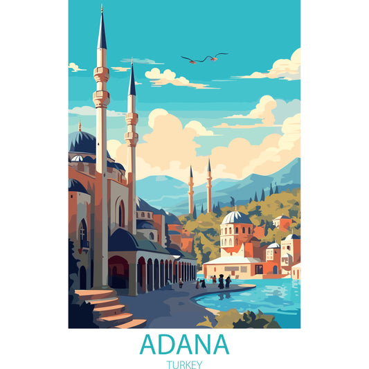 Travel Poster Fabric Panel 24