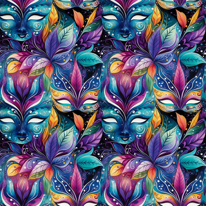 French Quarter Mardi Gras Pattern 4 Quilting Cotton Fabric