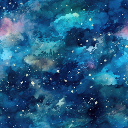 Swirling Skies Pattern 14 Minky Fabric