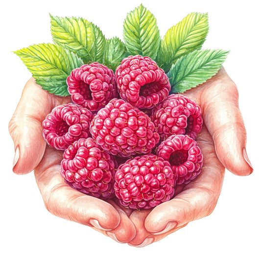 Raspberry Gardens Fabric Panel 31