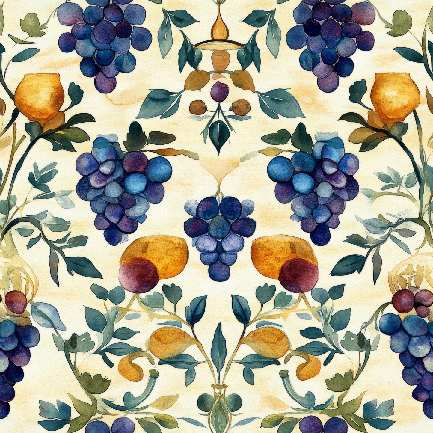 The Vineyard Pattern 6 Quilting Cotton Fabric