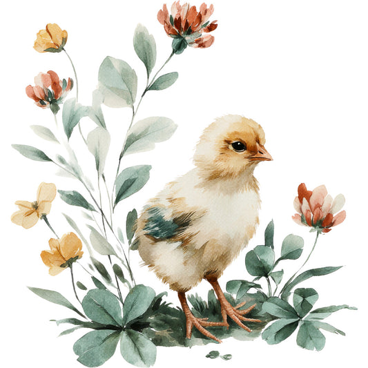 Farmhouse Chicken Decor Fabric Panel 7