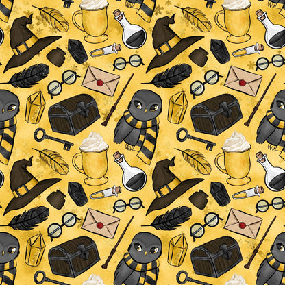 Owl Post Academy Pattern 5 Minky Fabric