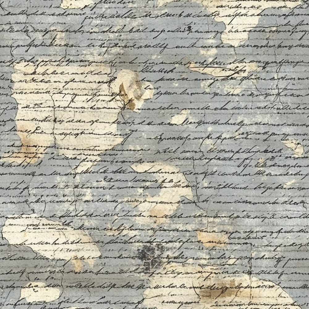 Gilded Forgotten Correspondence Pattern 14 Minky Fabric