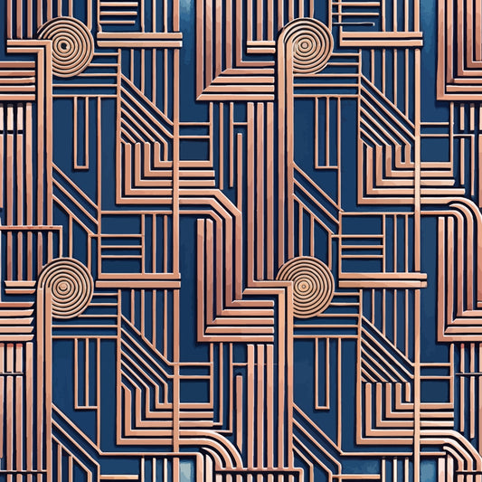 Art Deco Pattern 54 Quilting Cotton Fabric