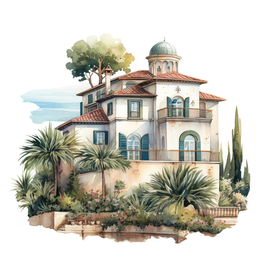 Welcome to Italy Fabric Panel 15