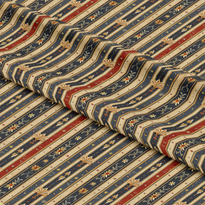 Medieval French Pattern 8 Quilting Cotton Fabric
